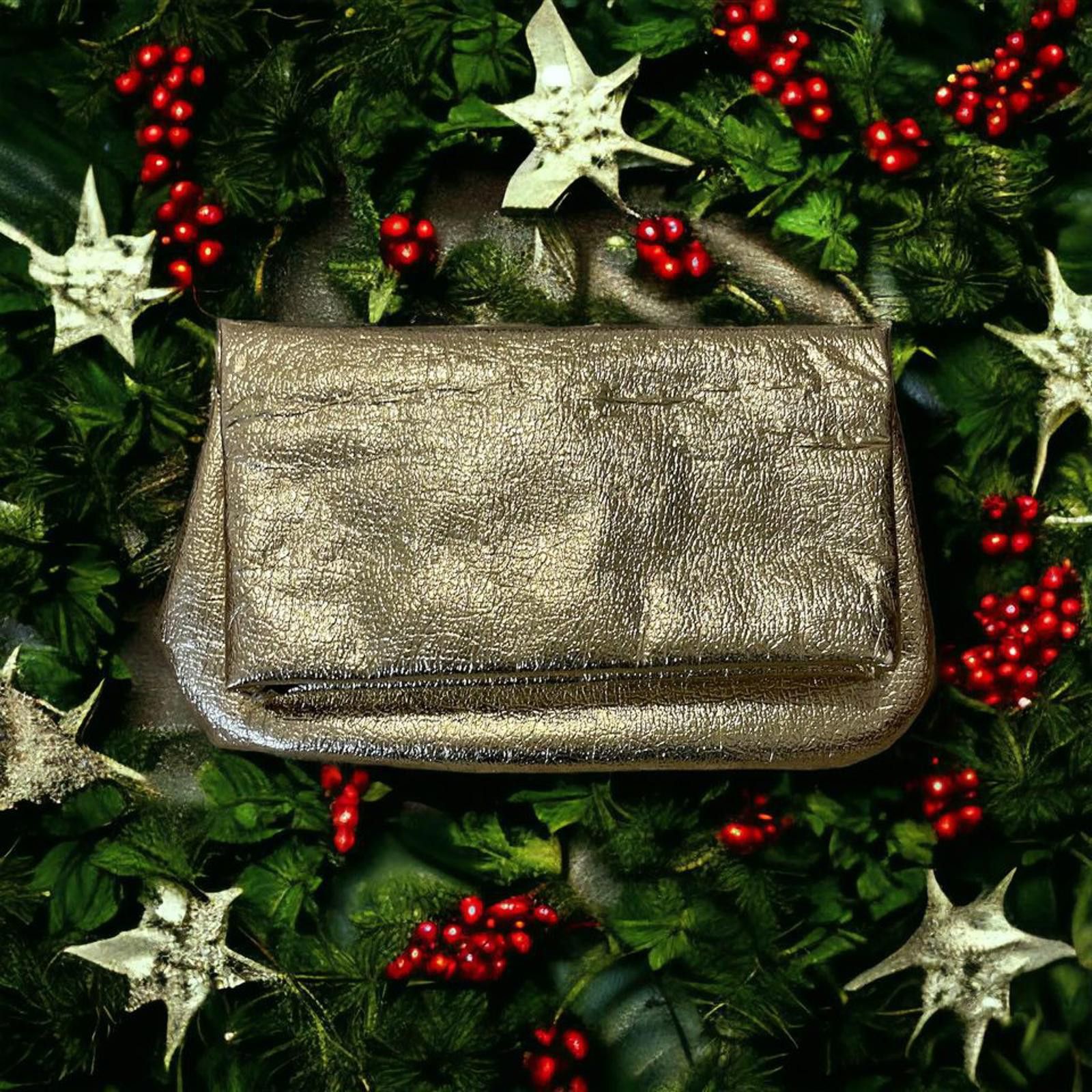 Other Holiday Collection Metallic Bronze Clutch - Elegant Evening Size ONE SIZE - 2 Thumbnail