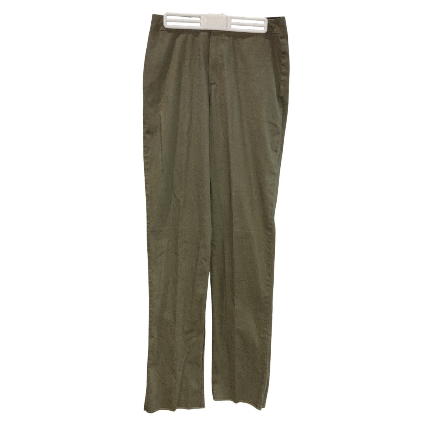 Lands' End Land's End Women's 12R Olive Green Straight Leg Dress Pants Size 36" / US 14 / IT 50 - 1 Thumbnail