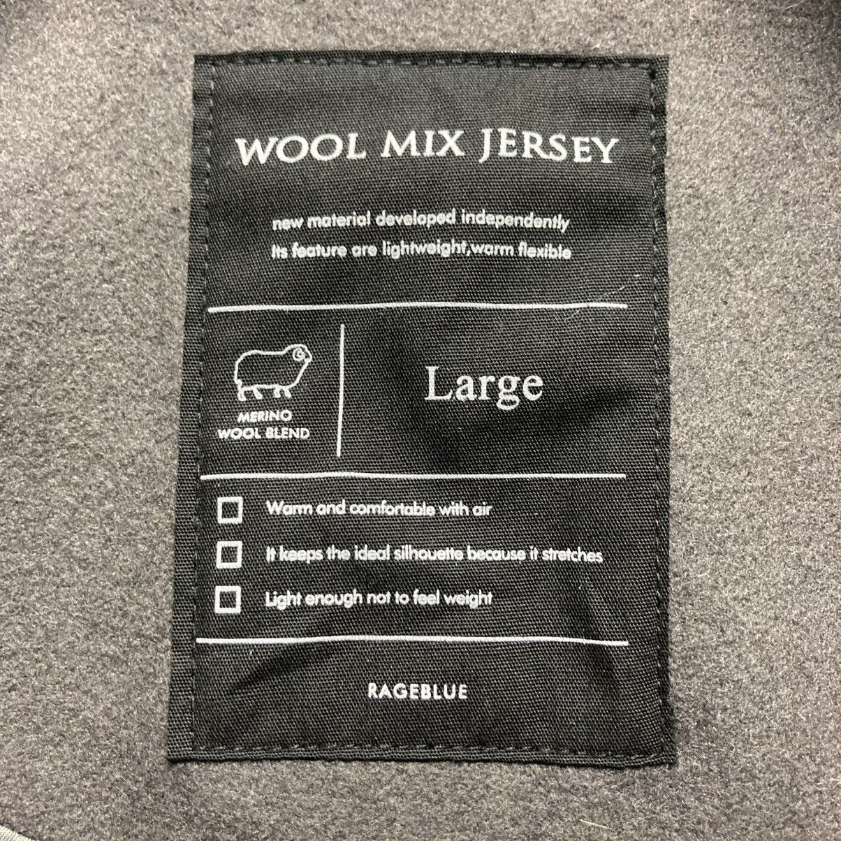 RAGEBLUE 🇯🇵 RAGEBLUE WOOL BLEND FULL ZIP BOMBER JACKET Size US L / EU 52-54 / 3 - 13 Thumbnail