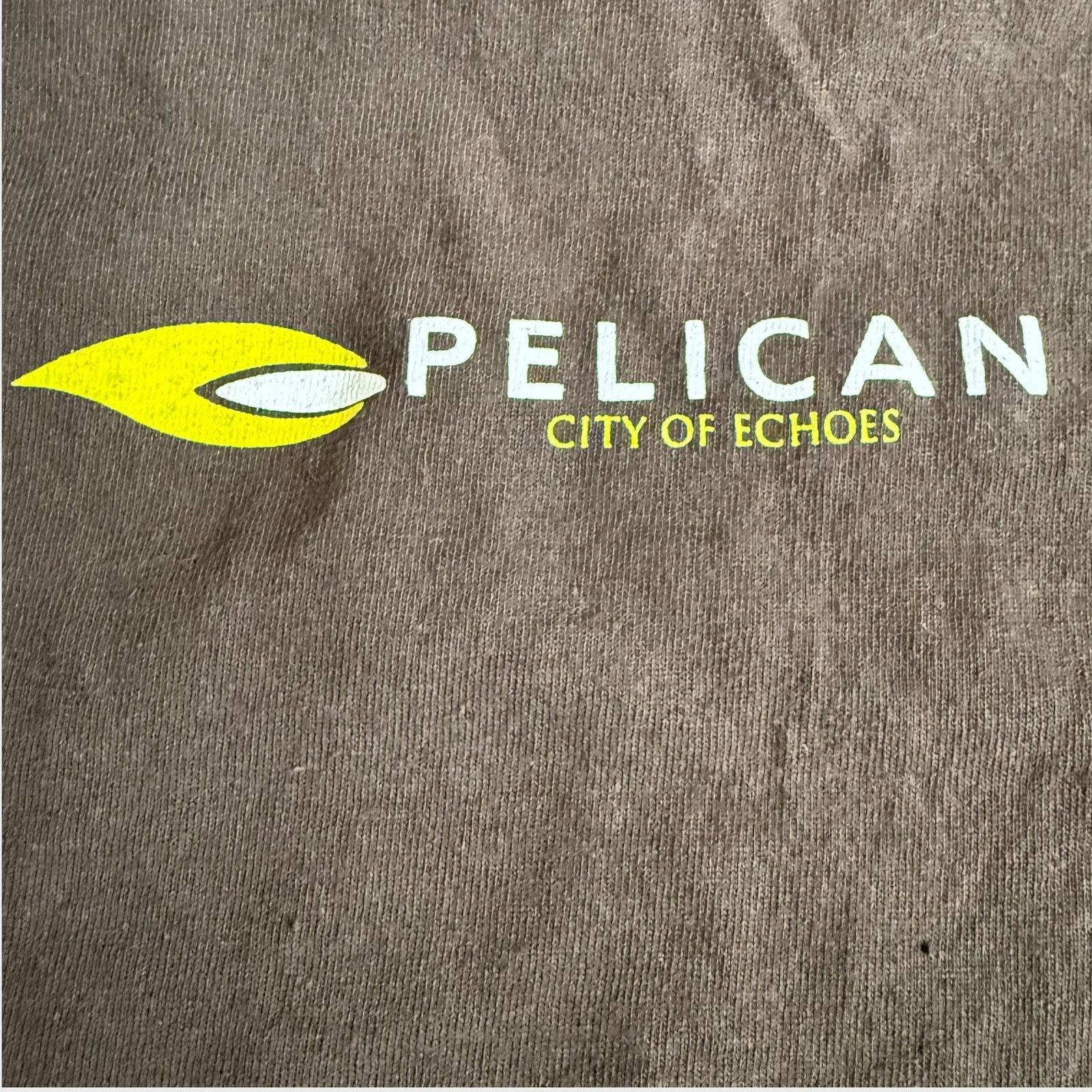 Band Tees Pelican Band City Of Echoes - Silhouettes Brown Shirt Size M Size US M / EU 48-50 / 2 - 5 Thumbnail