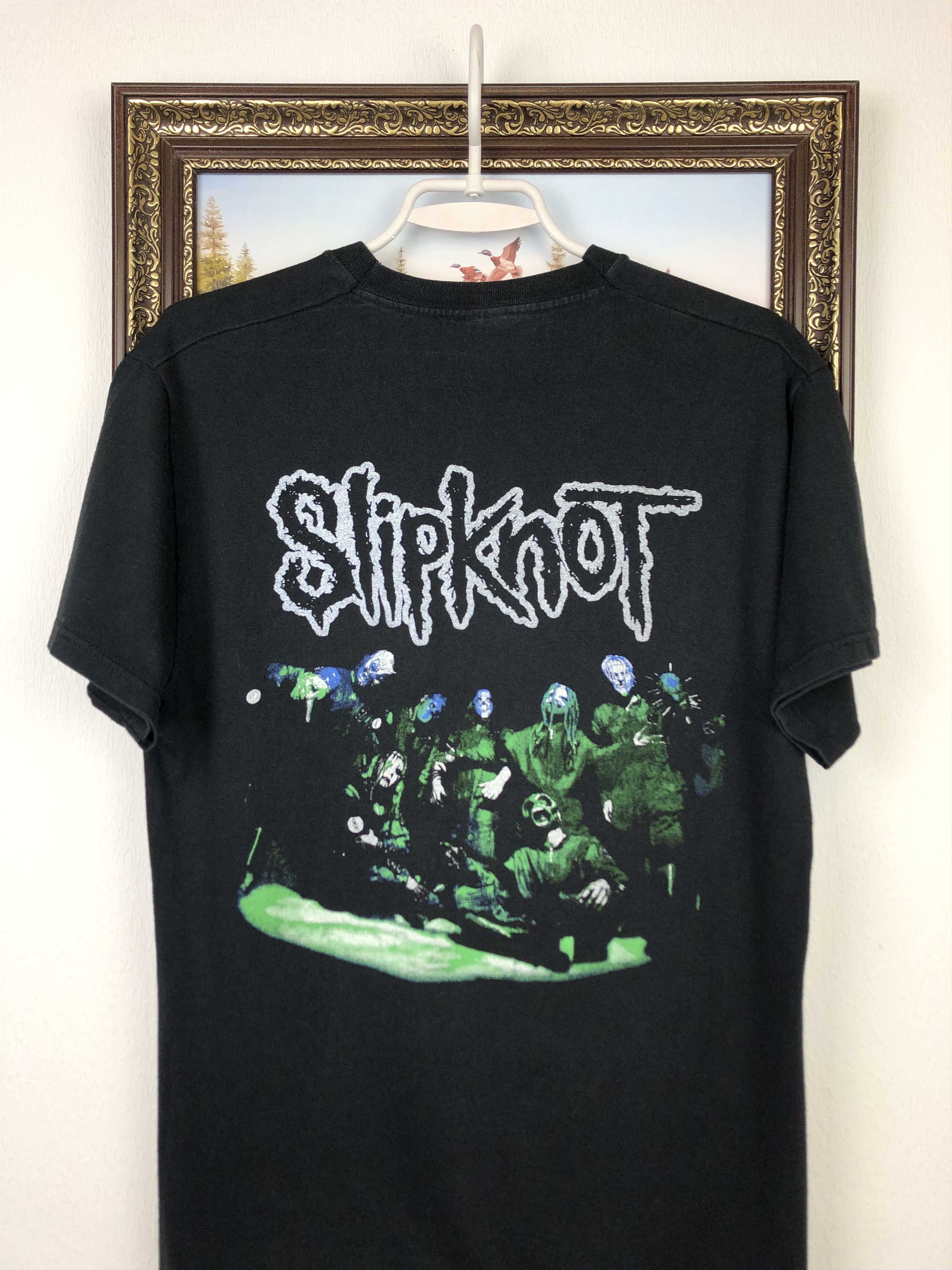 Band Tees Vintage Slipknot Band Rock Tee Over Print Iowa Shirt Black Size US S / EU 44-46 / 1 - 8 Thumbnail