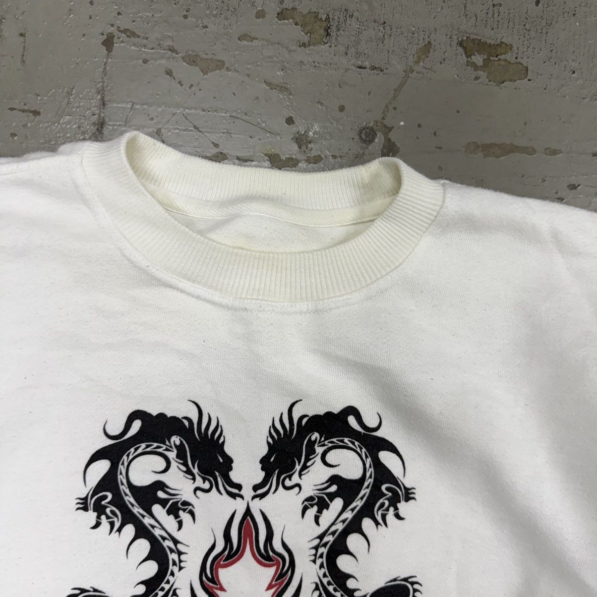 Beauty Beast Sick Lorem ipsum Dragon Tribal Poem Punk Riot Sweatshirt Size US L / EU 52-54 / 3 - 4 Thumbnail