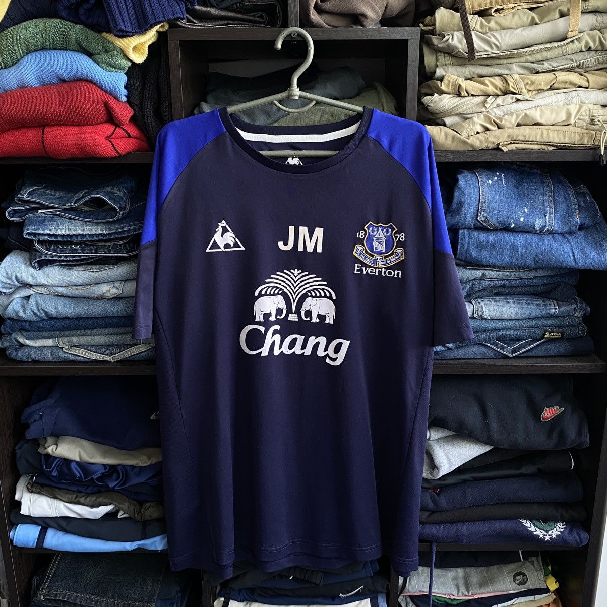 Le Coq Sportif Vintage Le Coq Sportif Everton Training soccer jersey Size US XL / EU 56 / 4 - 1 Thumbnail