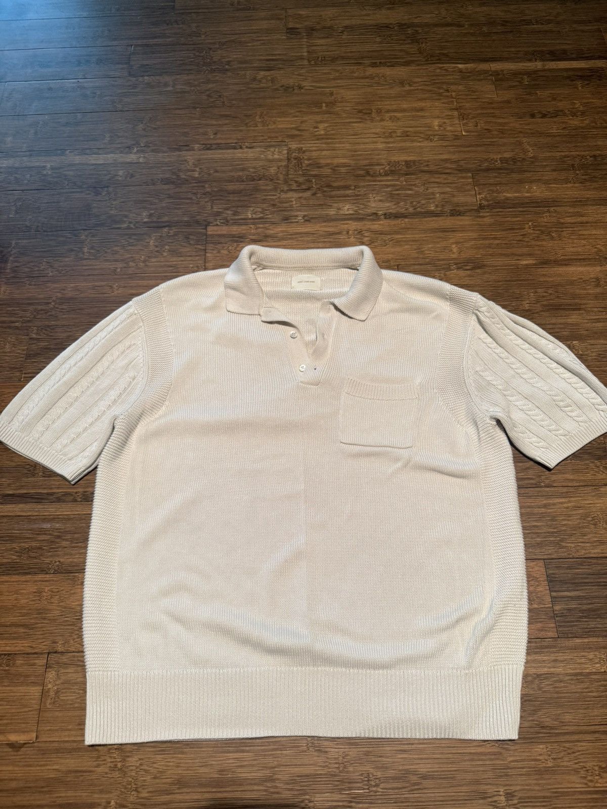 Aime Leon Dore Aime Leon Dore knit polo beige Size US L / EU 52-54 / 3 - 1 Thumbnail