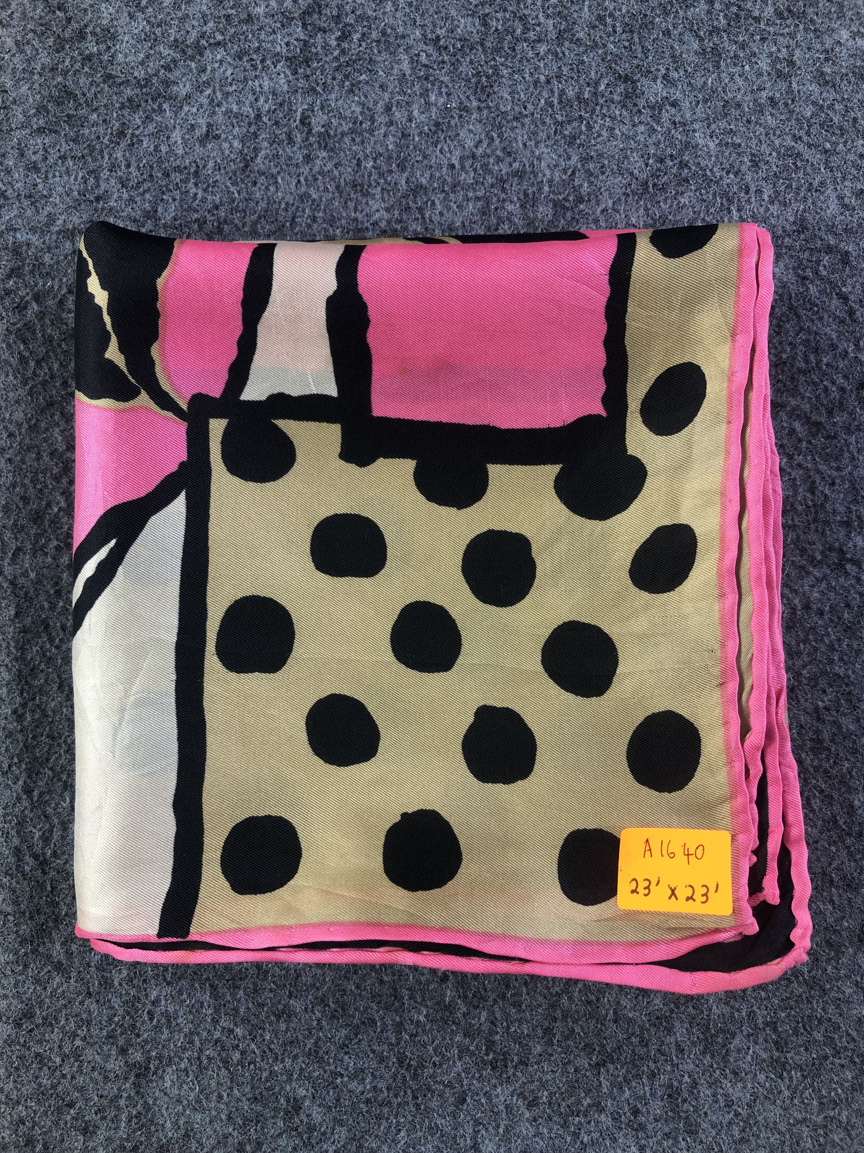 Pierre Balmain × Vintage Pierre Balmain Silk Handkerchief / Bandana / Neckerchief Size ONE SIZE - 10 Thumbnail