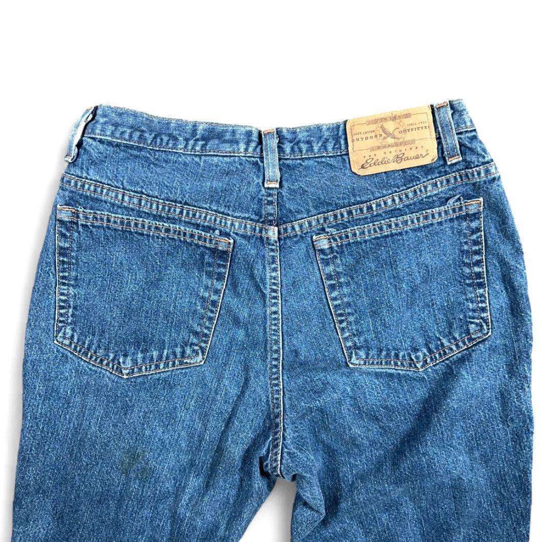 Eddie Bauer VINTAGE Eddie Bauer Jeans Mens 28x30 Blue Straight 90s Denim 5-Pocket Design Size US 28 / EU 44 - 6 Thumbnail