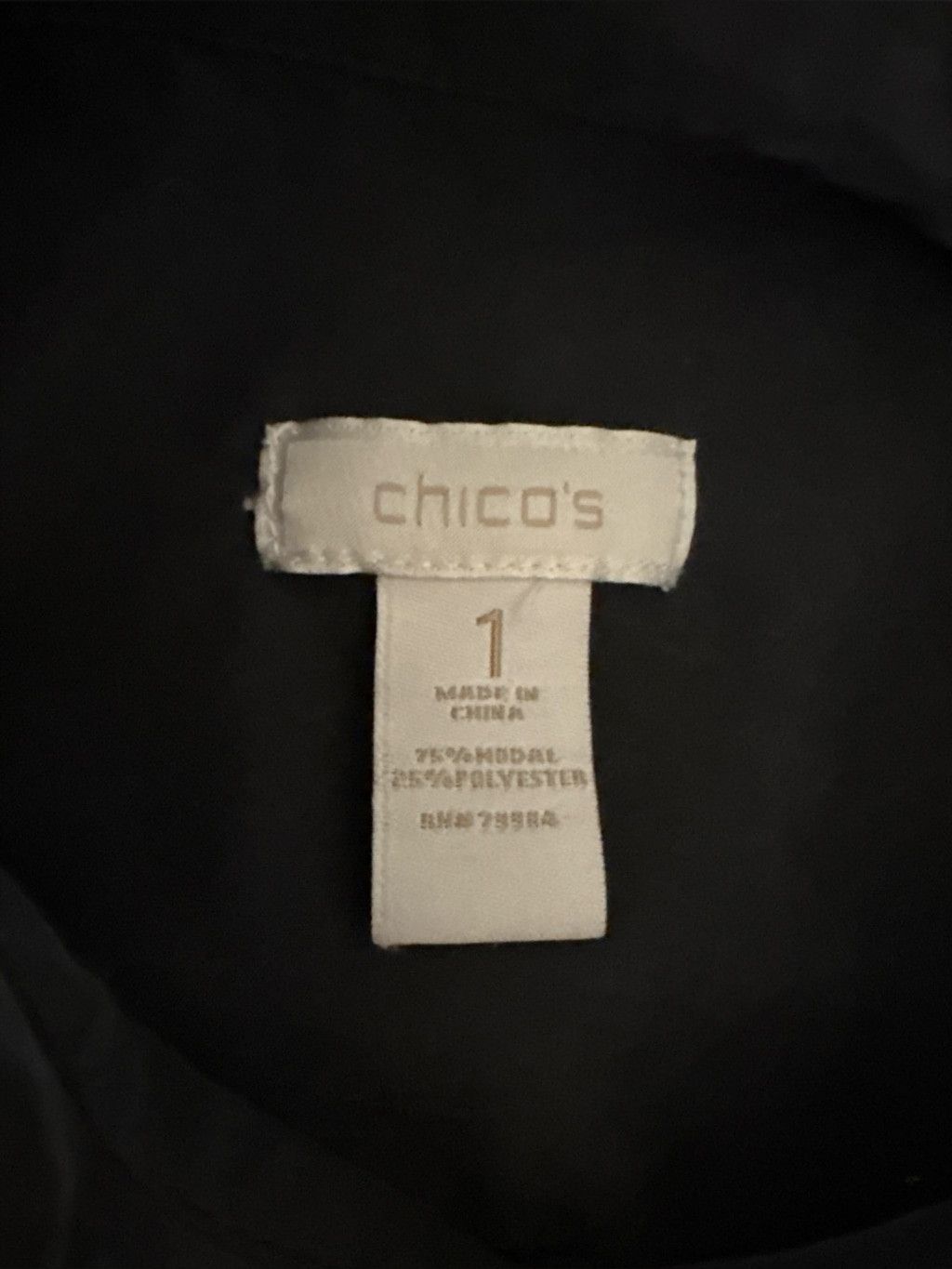 Chicos Vintage Chico's Short-Sleeve Button-Down Shirt #55 Size M / US 6-8 / IT 42-44 - 3 Thumbnail