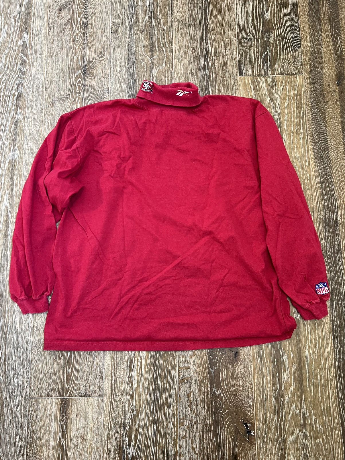 NFL Vintage reebok proline san francisco 49ers mock neck Size US XL / EU 56 / 4 - 1 Thumbnail
