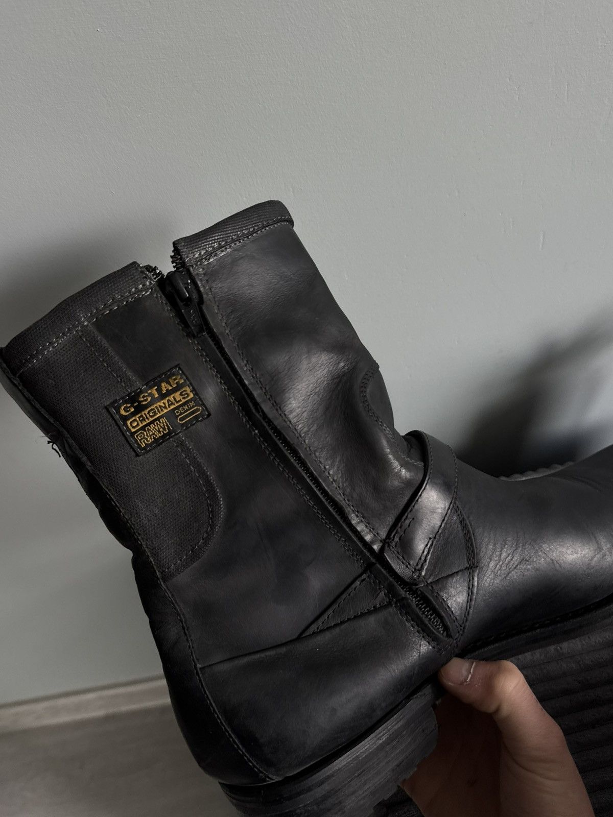 G-Star Vintage G-star Raw High Leather Strap Boots Size US 9 / EU 42 - 13 Thumbnail