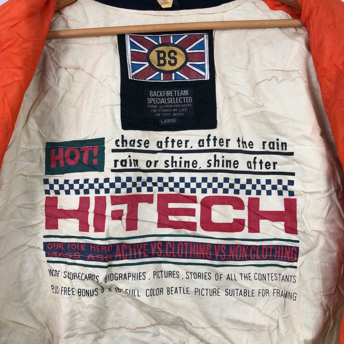 Vintage Vintage SRC RACING TEAM Hi Tech Bomber Jacket Size US L / EU 52-54 / 3 - 9 Thumbnail