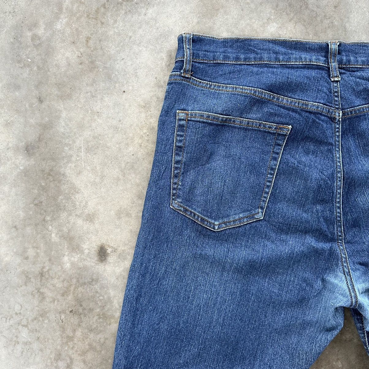 Japanese Brand Vintage Japanese Faded Distressed Denim Jean Pant W37 Size US 37 - 12 Thumbnail