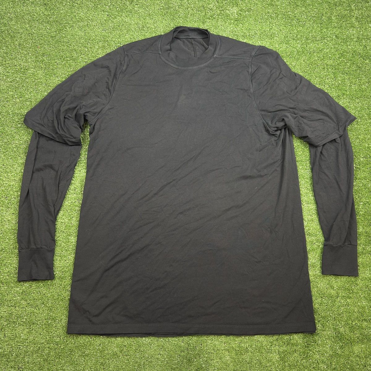 Rick Owens Drkshdw Rick Owens Drkshdw Double Layer Hustler Long Sleeve Shirt Size US L / EU 52-54 / 3 - 1 Thumbnail