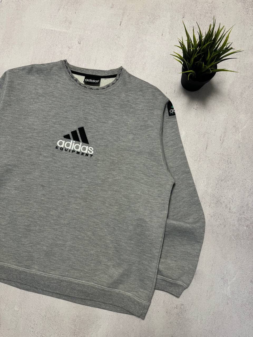 Adidas × Vintage Vintage Adidas Equipment Sweatshirt Big Logo Y2K 90s Size US M / EU 48-50 / 2 - 3 Thumbnail