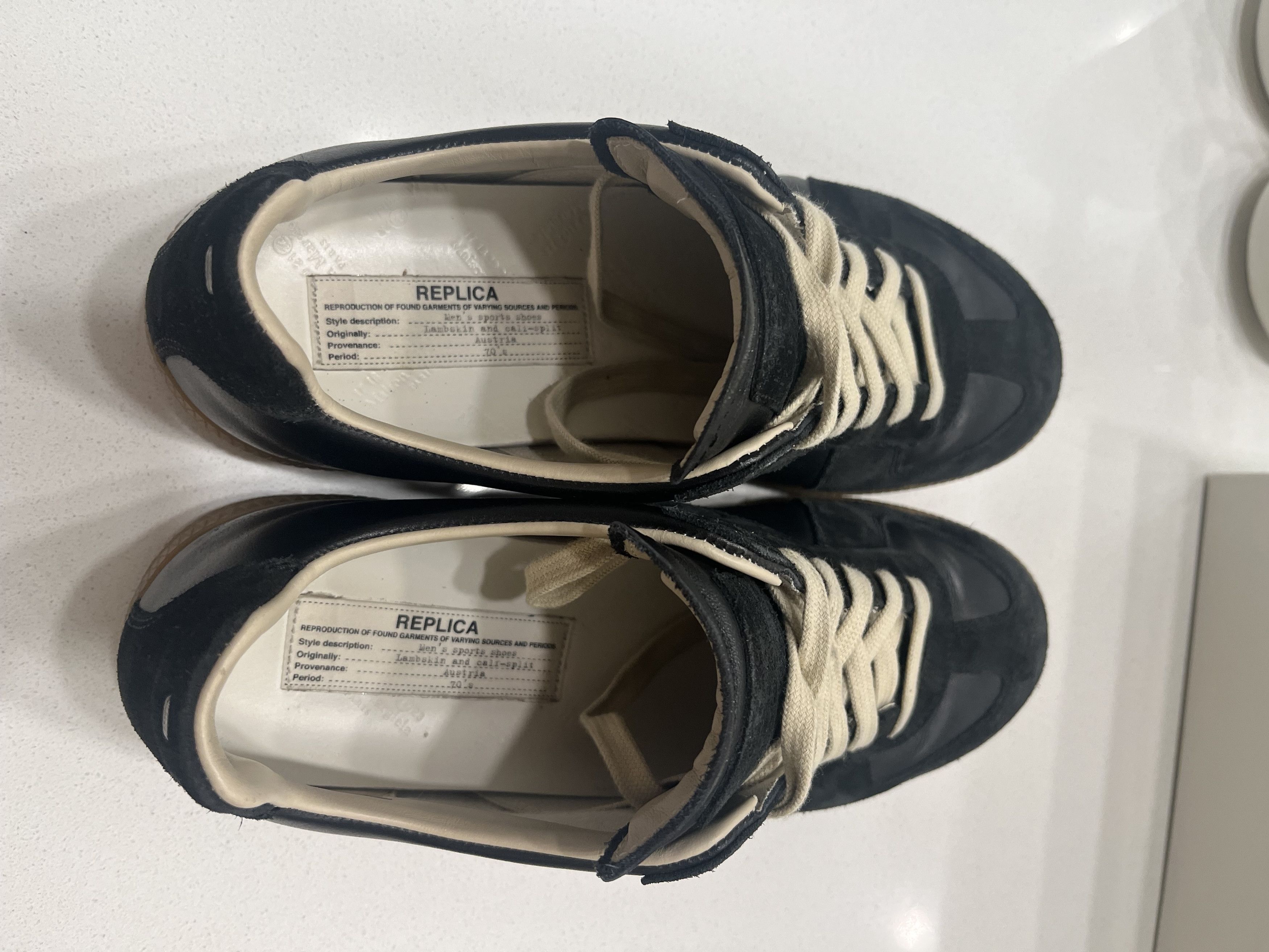 Maison Margiela Maison Margiela GATs Black Size US 9 / EU 42 - 4 Thumbnail