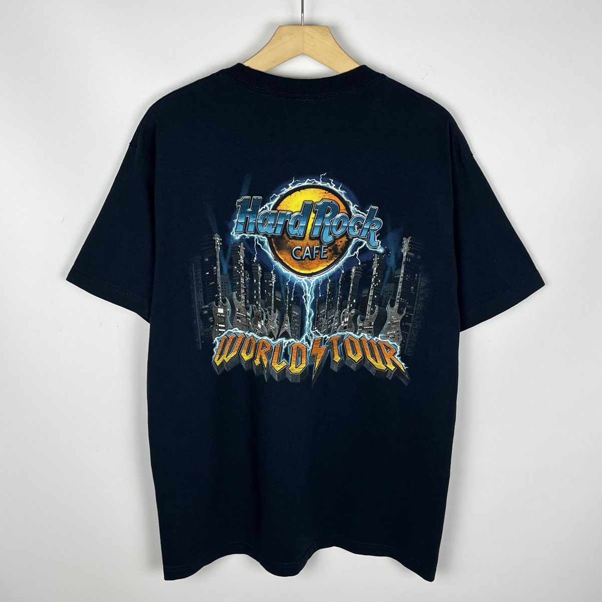 Pre-owned Hard Rock Cafe X Vintage Hard Rock Cafe Y2k San Francisco Big Logo Tee 90's
