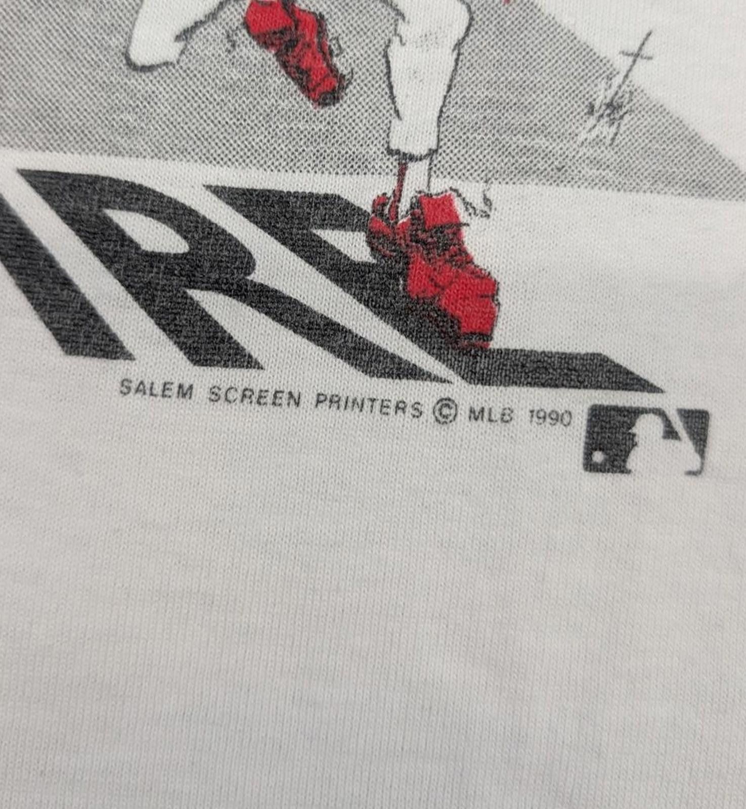 Salem Sportswear Vintage 90s Cincinnati Reds World Champs Cartoon T-shirt Size US L / EU 52-54 / 3 - 3 Thumbnail