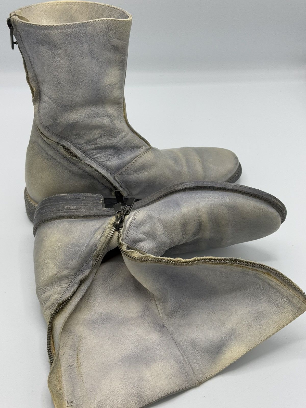 Carol christian poell - Scarred Tornado Zip Boots