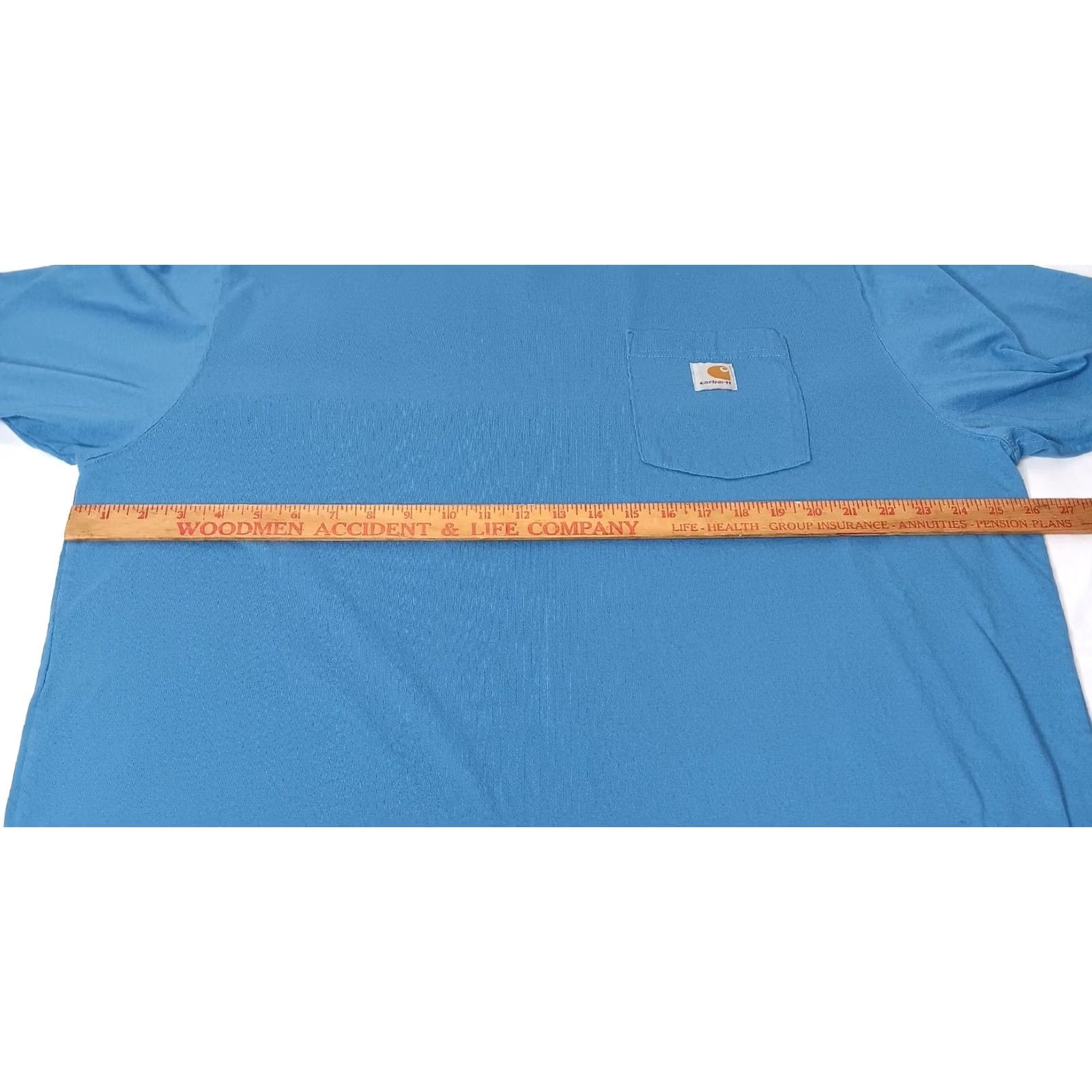 Carhartt VINTAGE Carhartt Pocket T Shirt XL Original Fit Logo Relaxed Workwear Classic Blue Work Size US XL / EU 56 / 4 - 6 Thumbnail