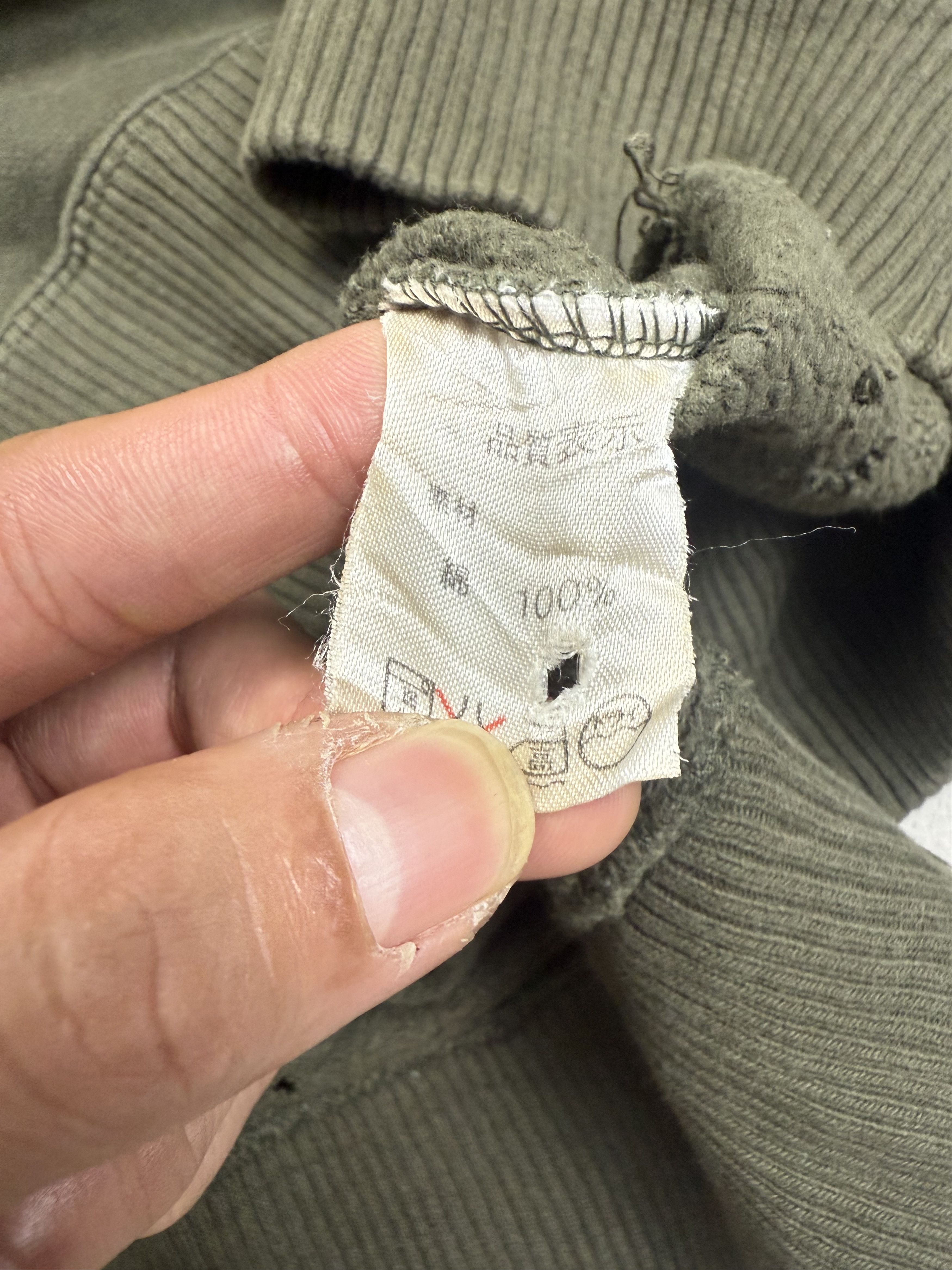 Japanese Brand Burden Distressed Destroyed Grunge Sweatshirt Crewneck Size US M / EU 48-50 / 2 - 12 Thumbnail
