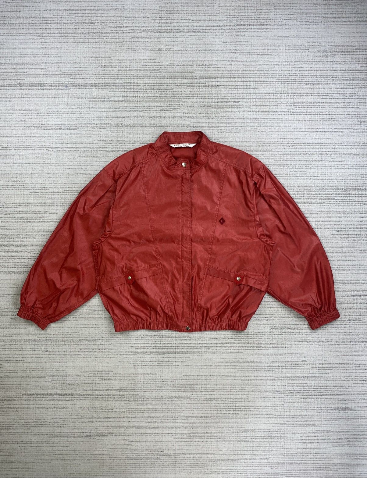 Christian Dior Monsieur × Vintage Vintage Christian Dior Sport Red Bombers Style Nylon Jacket Size US M / EU 48-50 / 2 - 1 Thumbnail