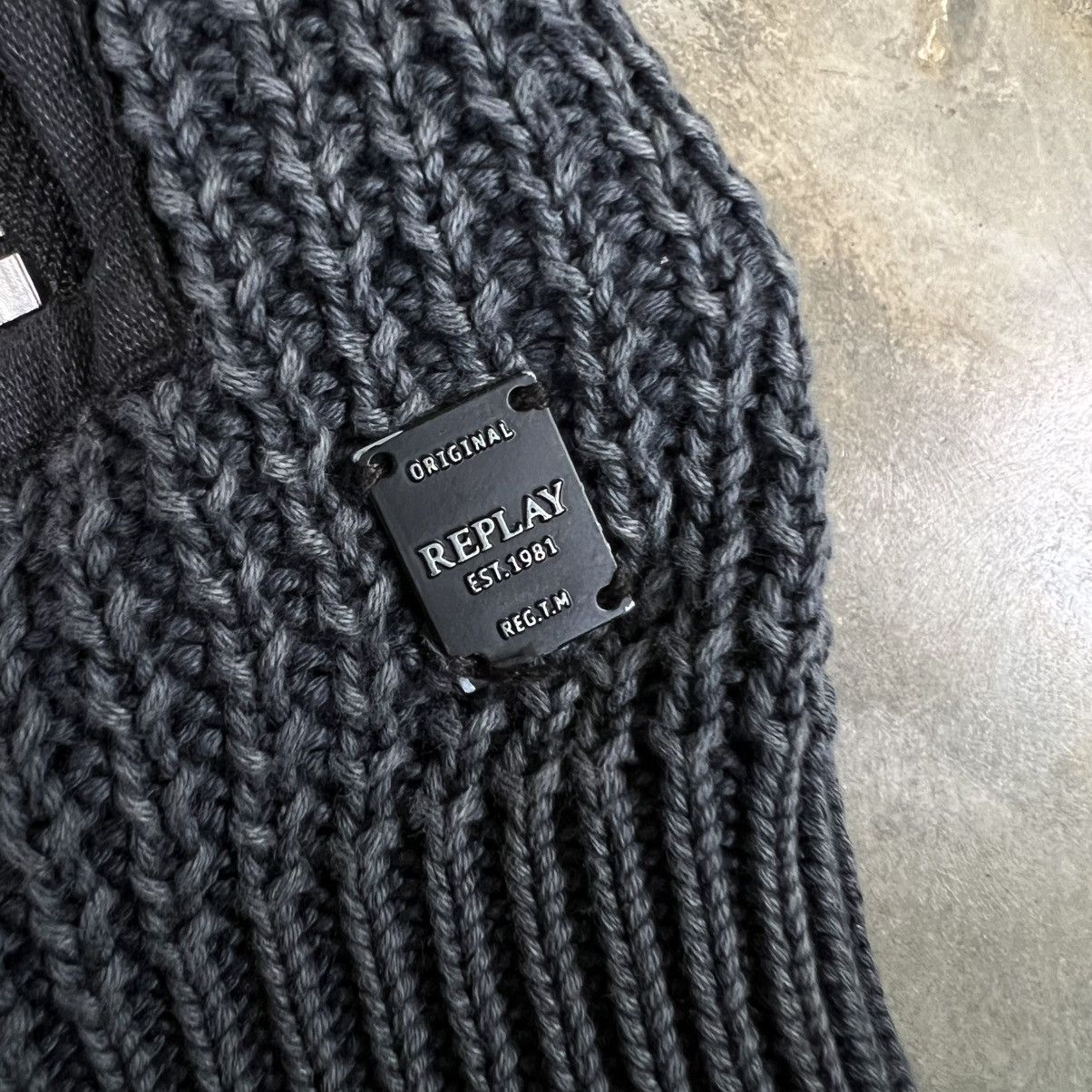 Replay Replay Rick Owen Style Zip Knitwear jacket Size US L / EU 52-54 / 3 - 3 Thumbnail