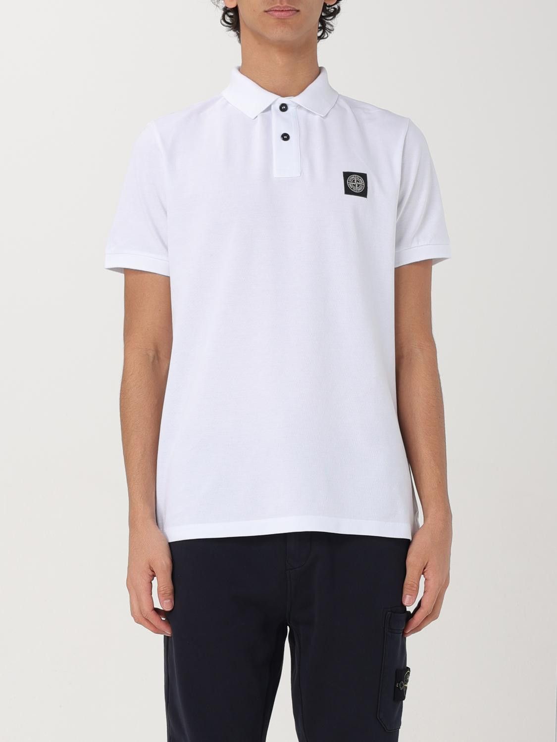 Stone Island Stone Island Polo Shirt Men White Size US XXL / EU 58 / 5 - 1 Thumbnail