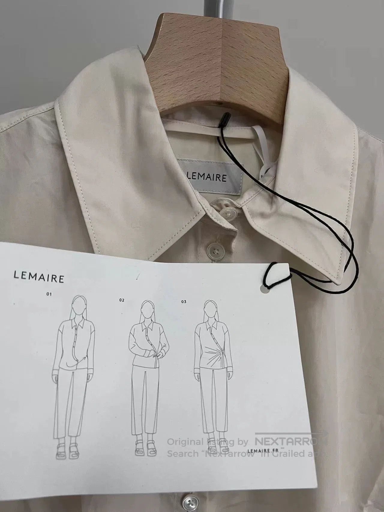 Lemaire Lemaire Twisted Shirt Size 38. Size US M / EU 48-50 / 2 - 2 Thumbnail