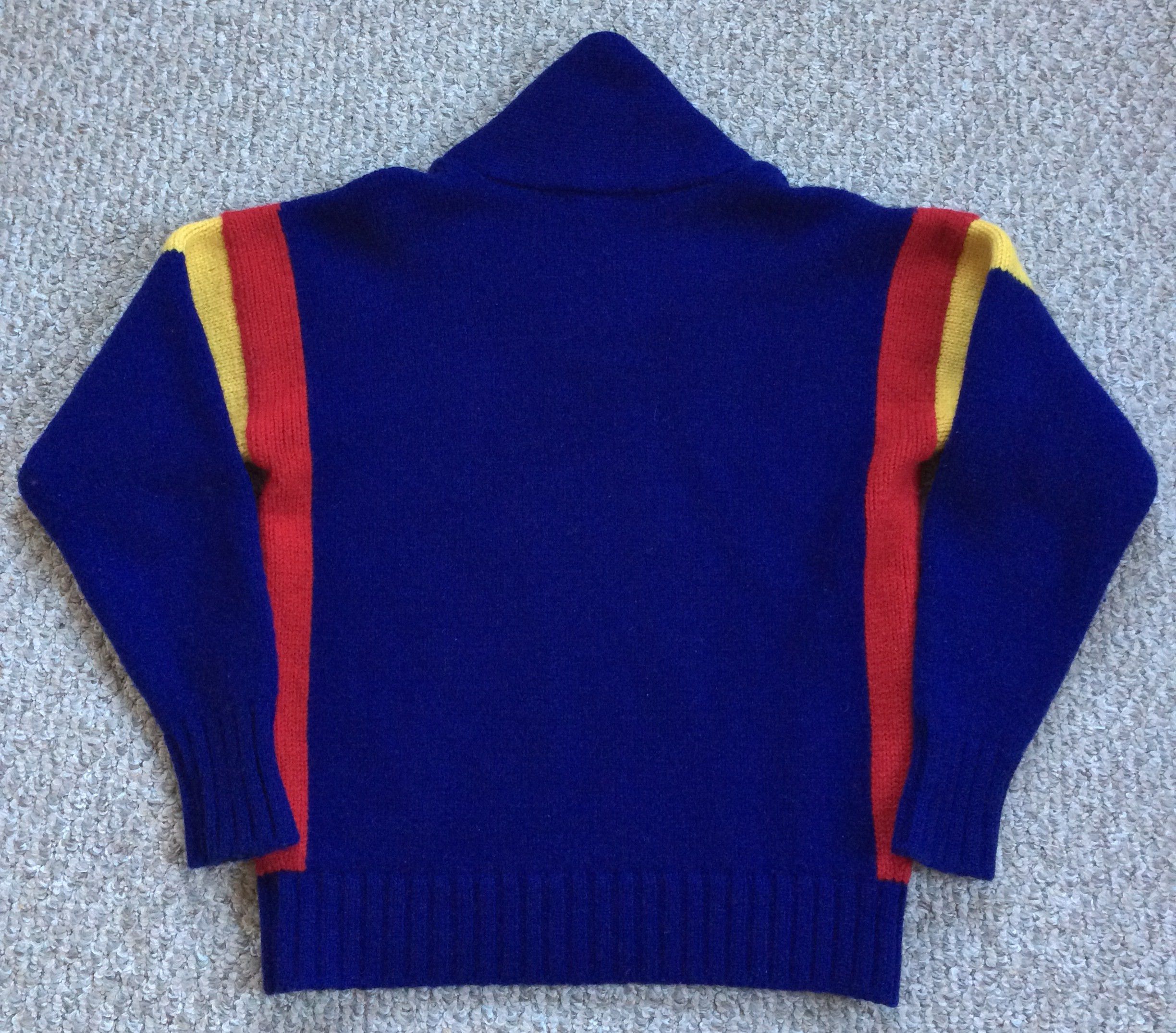 Polo Ralph Lauren F/W 1987 Ralph Lauren Wool Crest Cowlneck Sweater Size US L / EU 52-54 / 3 - 4 Thumbnail