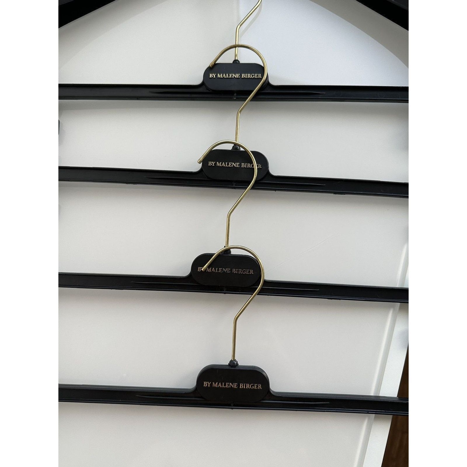 By Malene Birger By malene birger logo premium plastic black hangers Size ONE SIZE - 2 Thumbnail