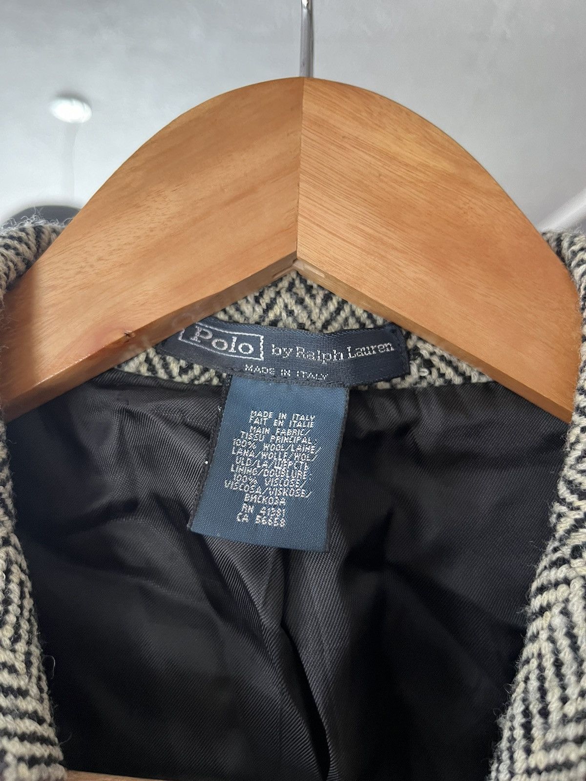 Polo Ralph Lauren Vintage Polo Ralph Lauren Blazer Jacket Wool Herringbone Size XL / US 12-14 / IT 48-50 - 7 Thumbnail