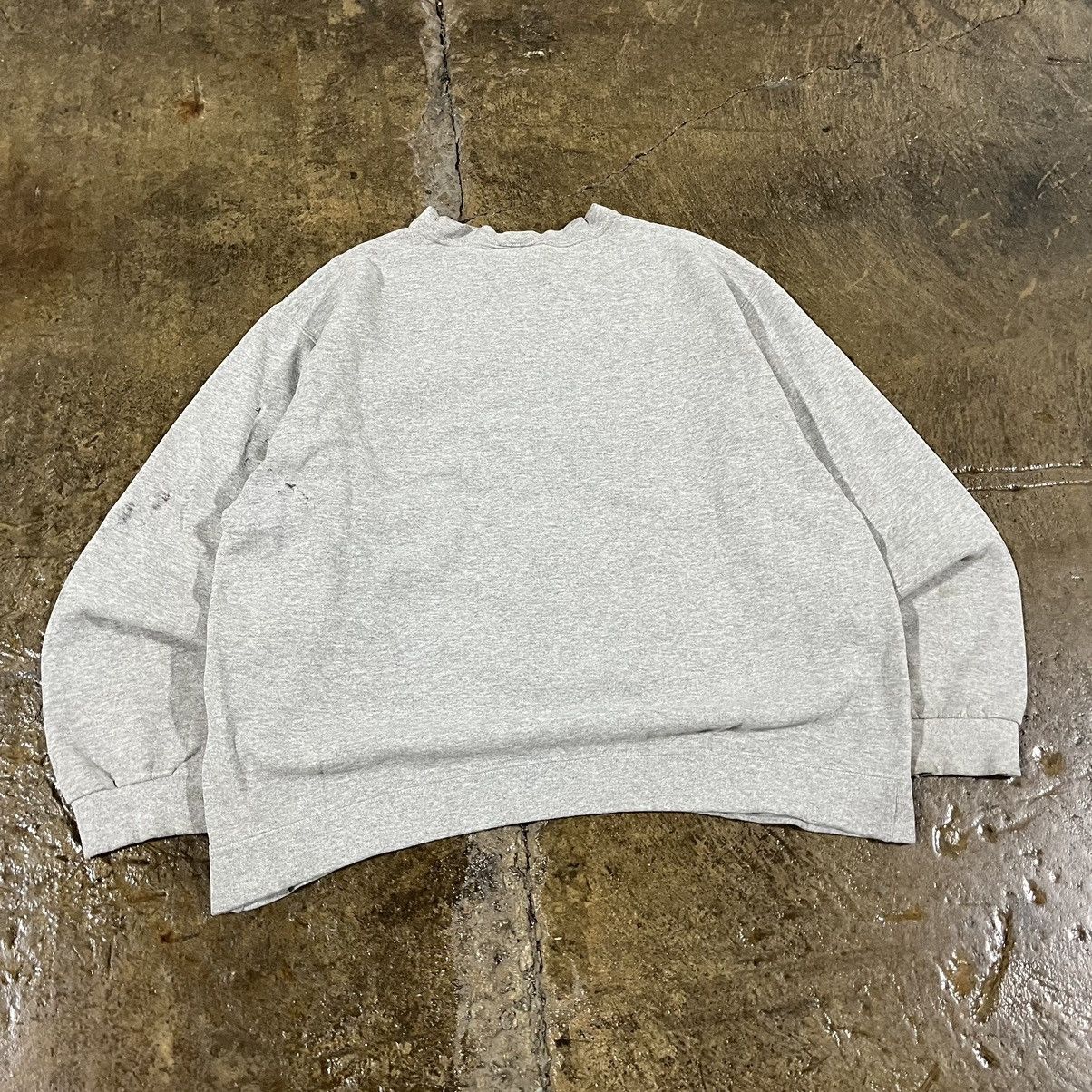 Nike × Vintage Crazy Vintage 90s Nike Mini Swoosh Crewneck Essential Skater Size US XL / EU 56 / 4 - 9 Thumbnail