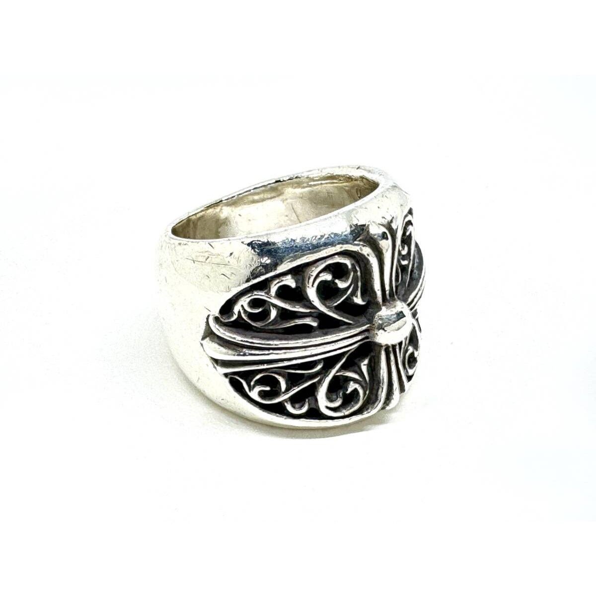 Chrome Hearts Chrome Hearts Classic Oval Cross Ring 925 Silver Size ONE SIZE - 5 Thumbnail