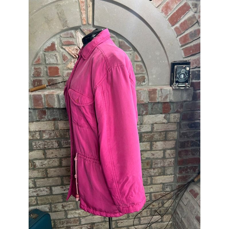 Vintage Bushwacker Coat Pink barbiecore hot pink 100% silk Size S / US 4 / IT 40 - 9 Thumbnail