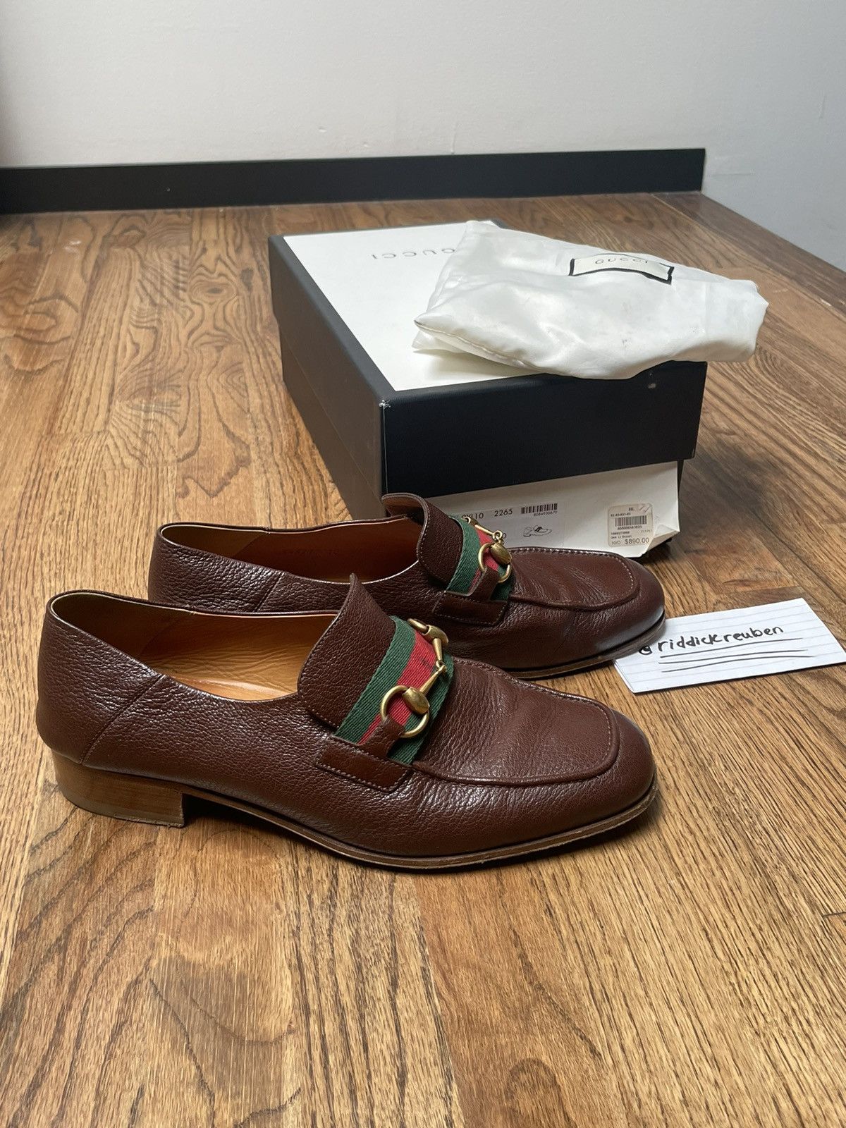 Gucci Gucci Loafer Brown Leather Horsebit 11/44 | Grailed