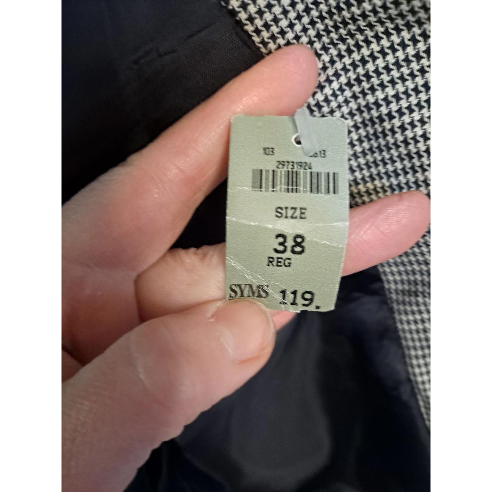 Jones New York New Jones New York Blazer Black and White Check Size 38 Reg Size 38R - 7 Thumbnail