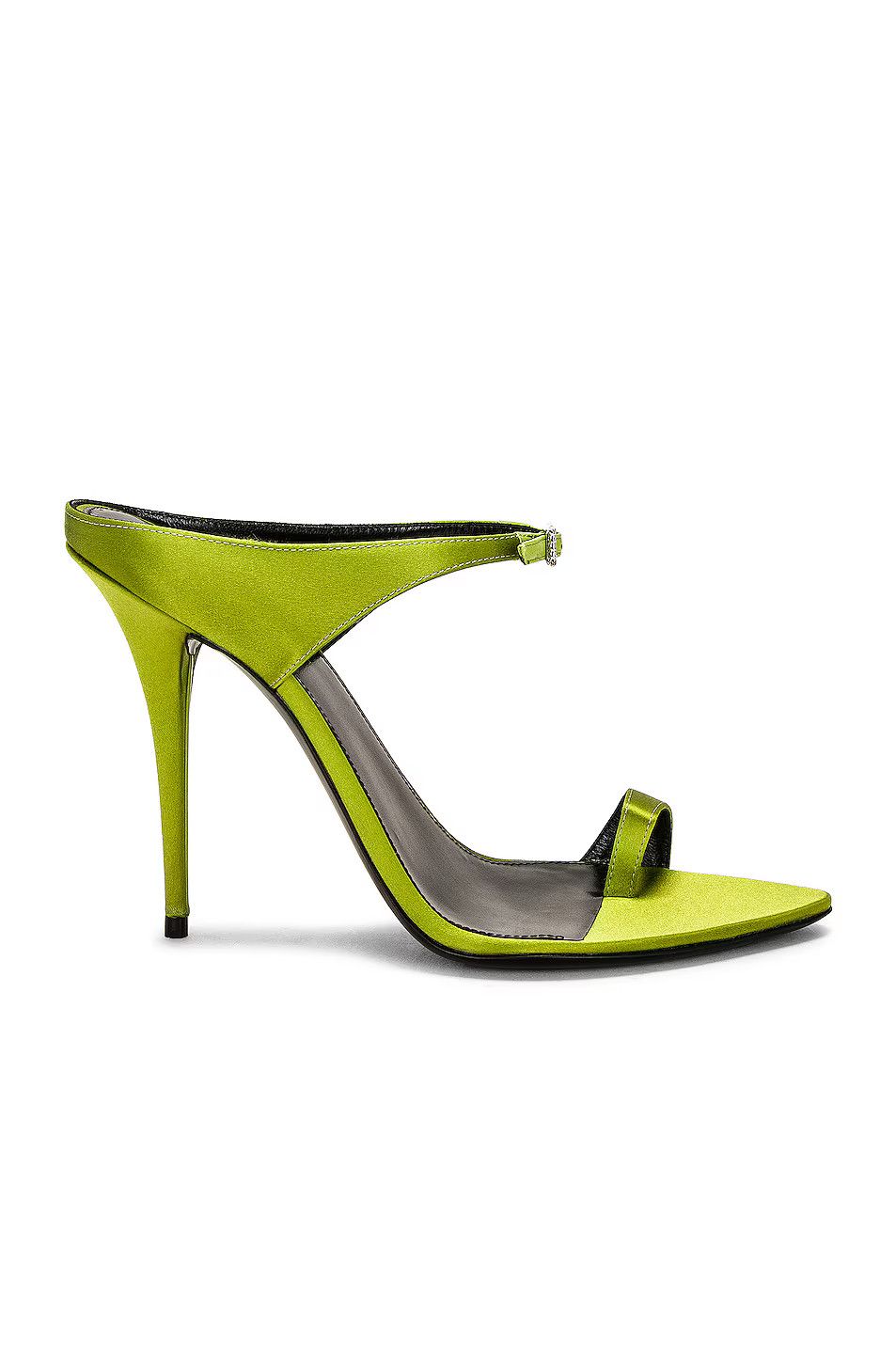 Saint Laurent Paris o1bcso1str1124 Dive 110 Mule Sandals in Pea Green Size US 9.5 / IT 39.5 - 1 Thumbnail