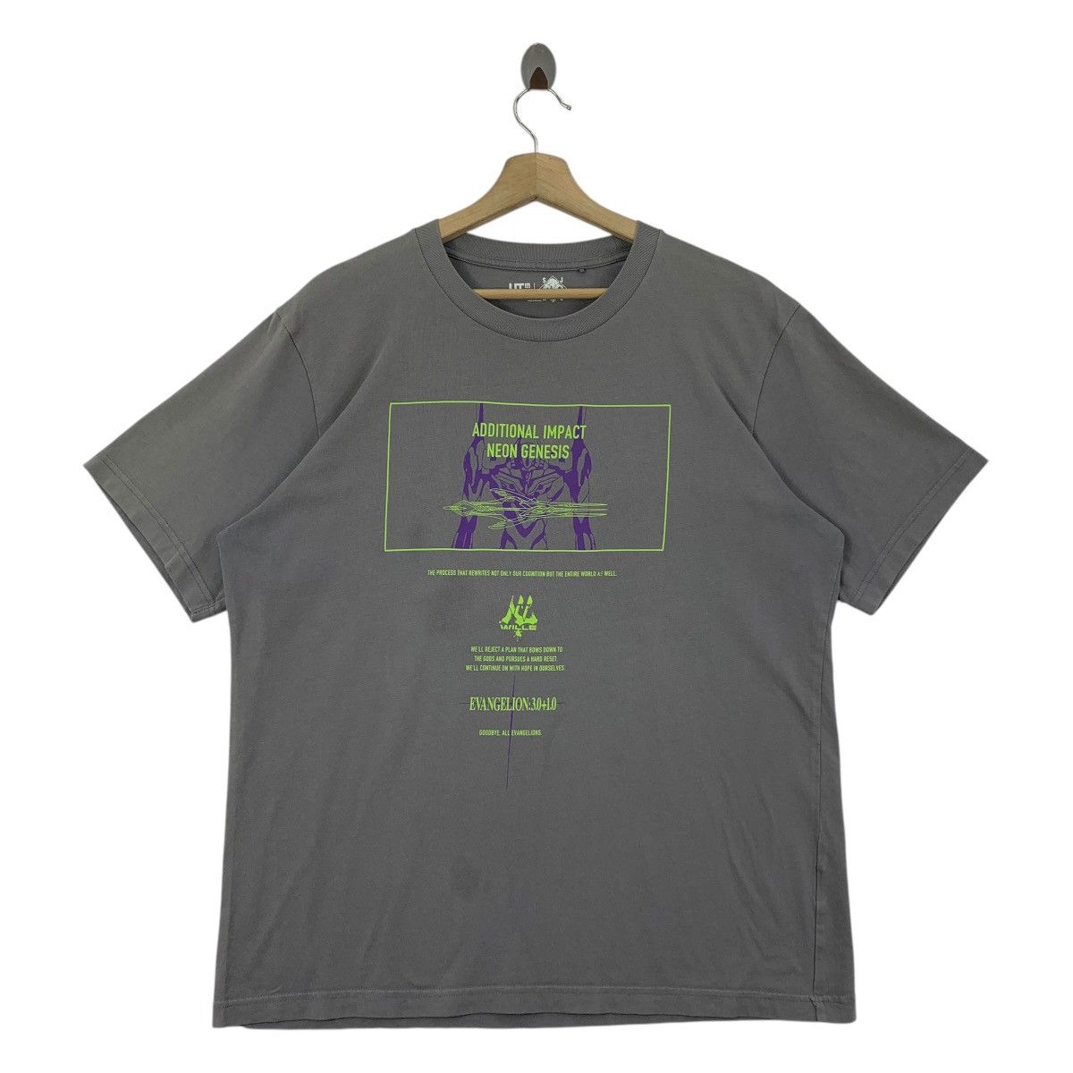 Anime × Japanese Brand × Uniqlo EVANGELION x UT neon genesis Anime tee Size US XL / EU 56 / 4 - 1 Thumbnail