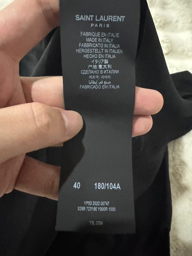 Saint Laurent Paris Saint Laurent Paris Saint Laurent Silk Shirt with Ties-250 Size US M / EU 48-50 / 2 - 4 Thumbnail