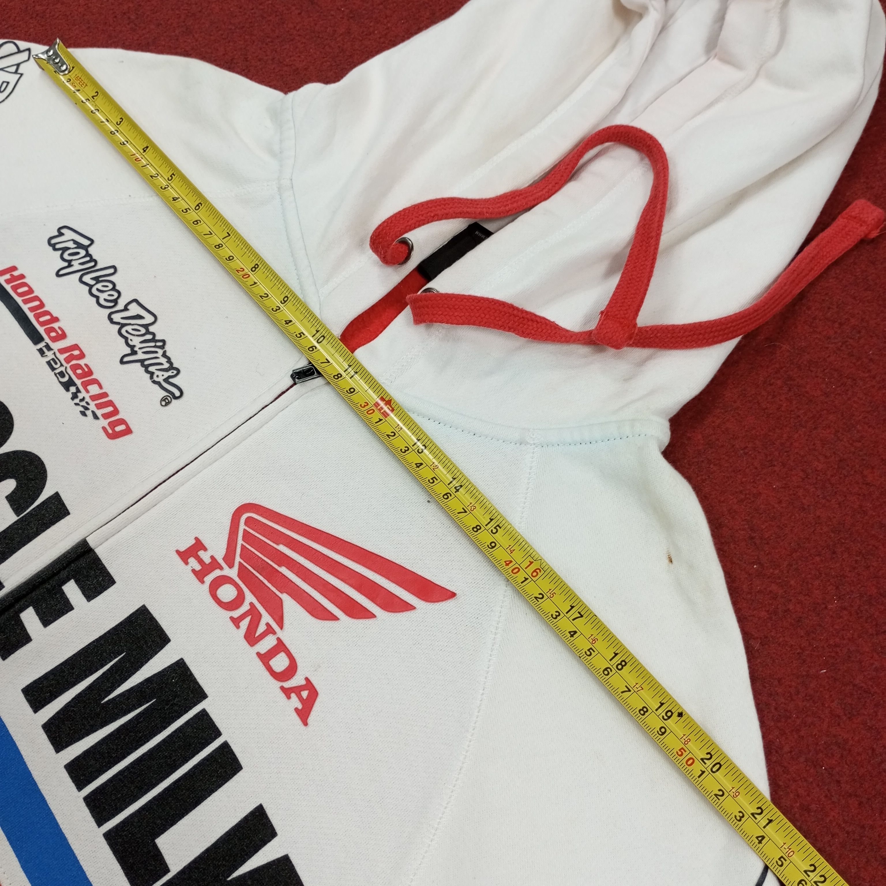 Honda × Vintage HRC Honda Racing Muscle Milk Zipper Hoodies Size US M / EU 48-50 / 2 - 12 Thumbnail