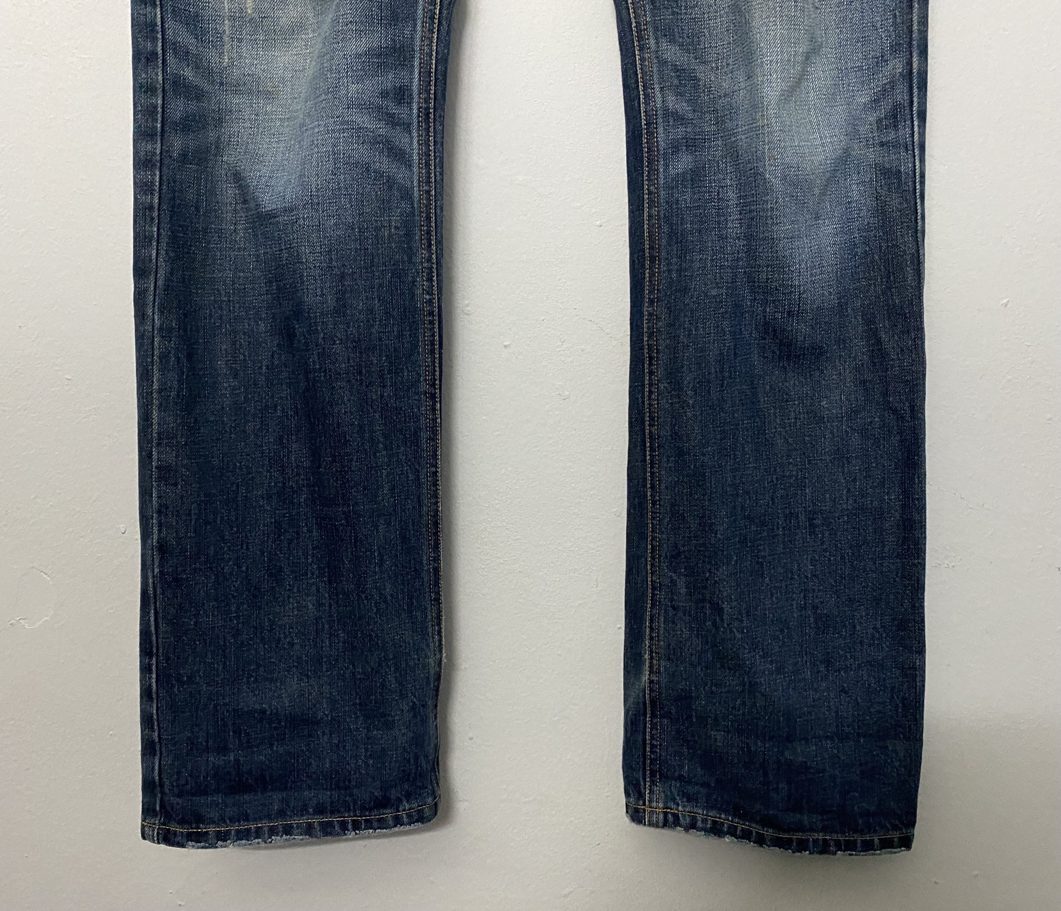 Burberry Burberry Black Label Distressed Nova Check Denim Jeans Size US 33 - 4 Thumbnail