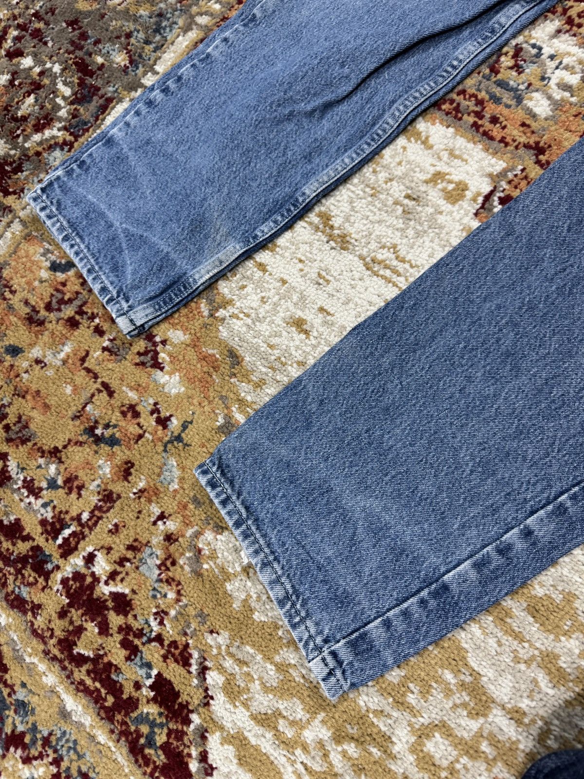 Levi's × Vintage Levi's Carpenter Baggy Denim Washed Black Jeans Pants Size US 36 / EU 52 - 6 Thumbnail