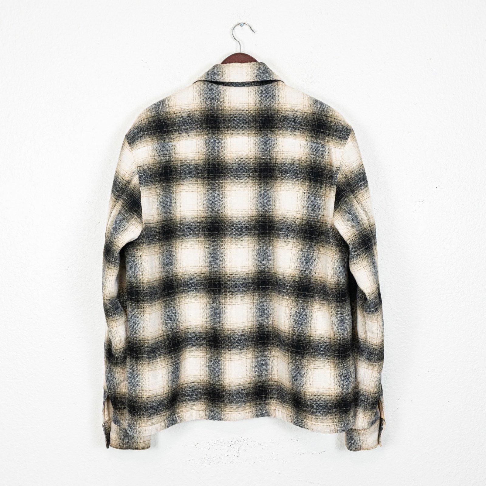 Allsaints All SAINTS Lewes Check Shirt Jacket Sherpa Lined Size Large Size US L / EU 52-54 / 3 - 6 Thumbnail