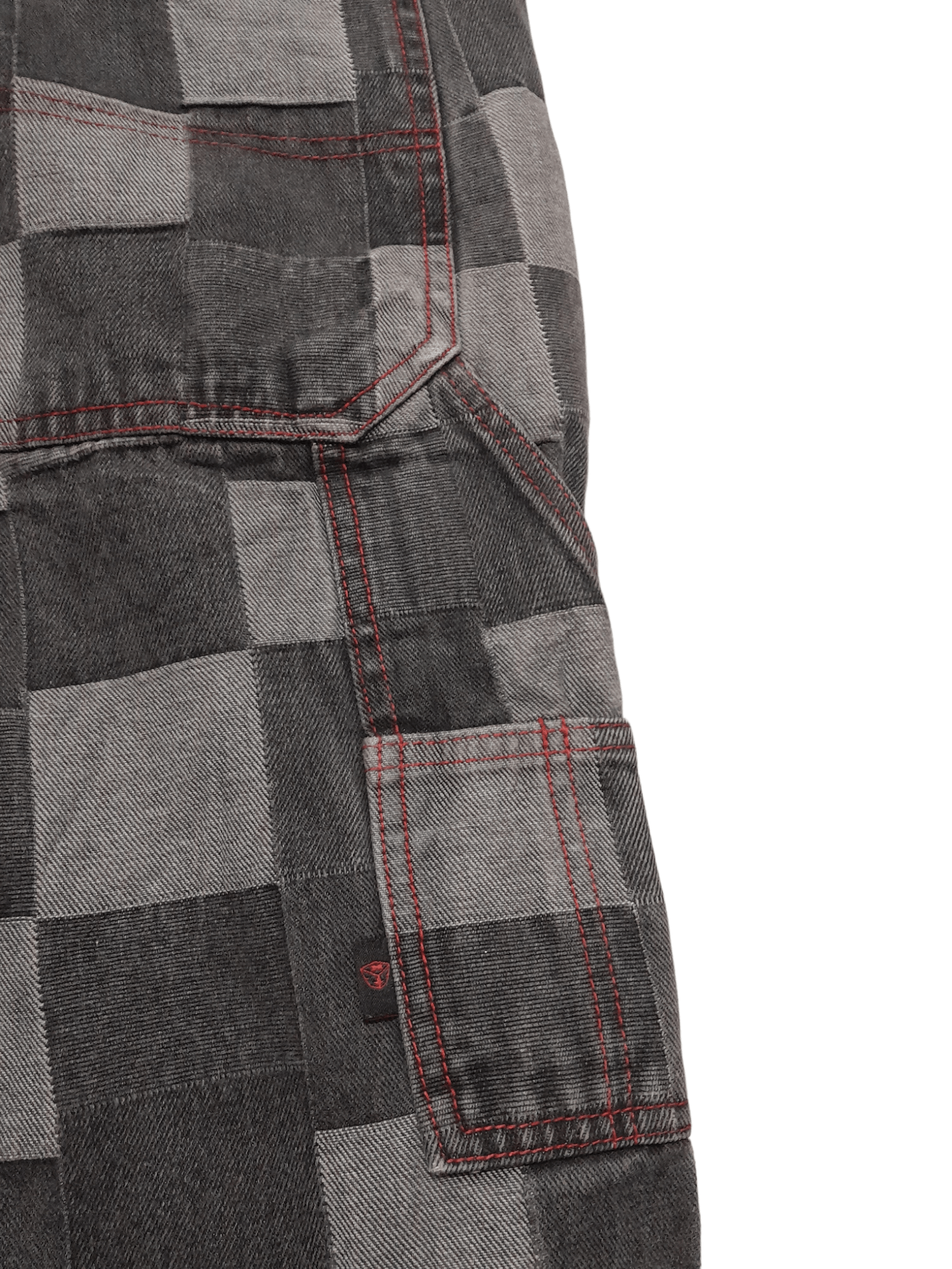 Other M+FFAT Baggy Denim Checker Patch (S158) Size US 35 - 8 Thumbnail