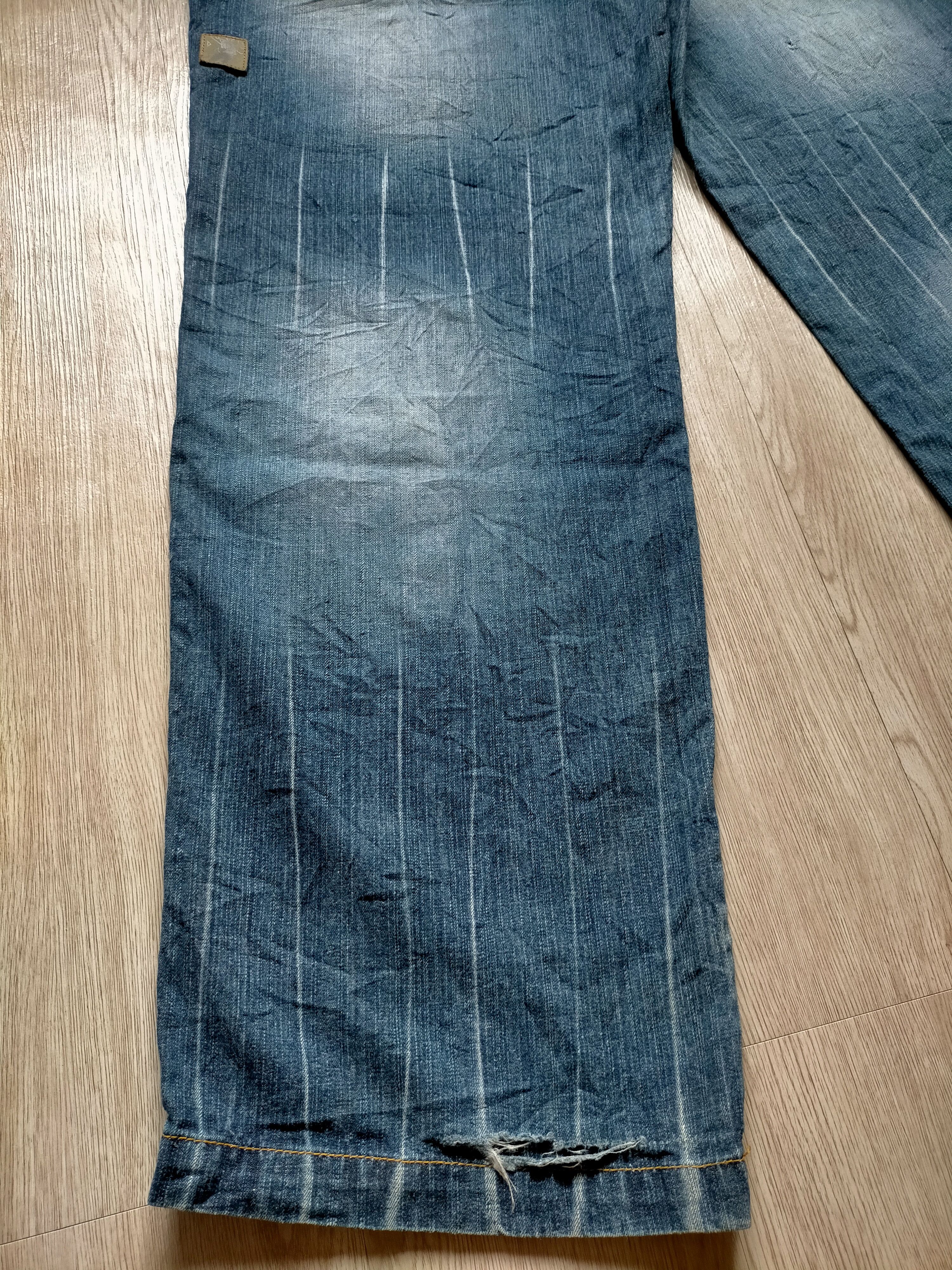 JNCO × Japanese Brand Akcess Baggy Vtg 90s Hip Hop Skate Style Denim Size US 34 / EU 50 - 16 Thumbnail