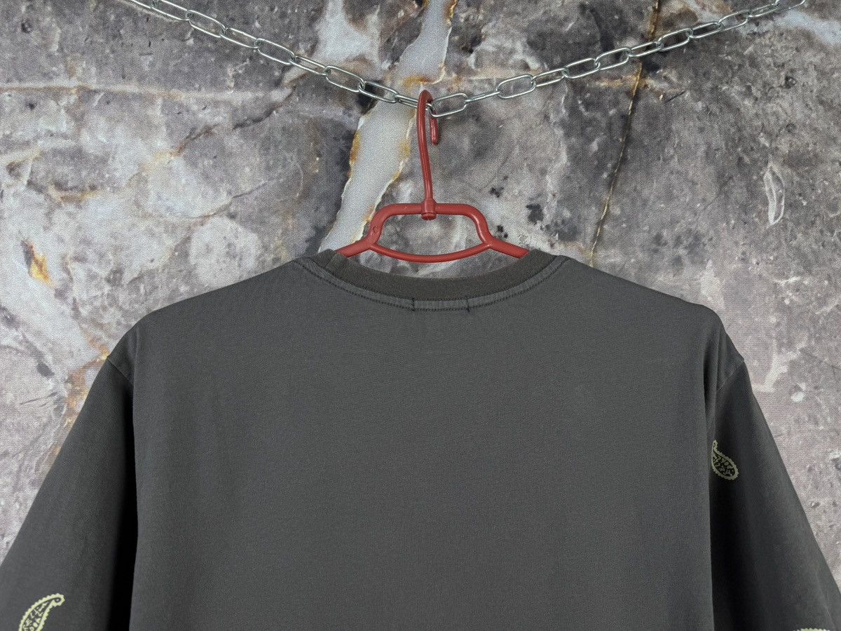 WE11DONE We11done Bandana Print T-Shirt Khaki Streetwear Graphic Tee Size US L / EU 52-54 / 3 - 12 Thumbnail