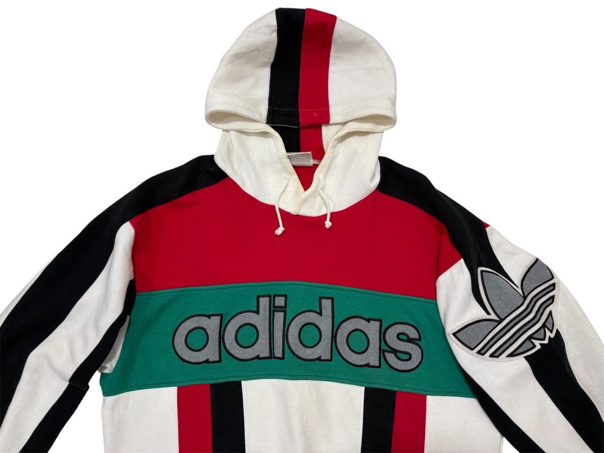 Adidas 🔥Rare Vintage 90s Adidas Descente Spellout Hoodie Big Logo Size US M / EU 48-50 / 2 - 11 Thumbnail