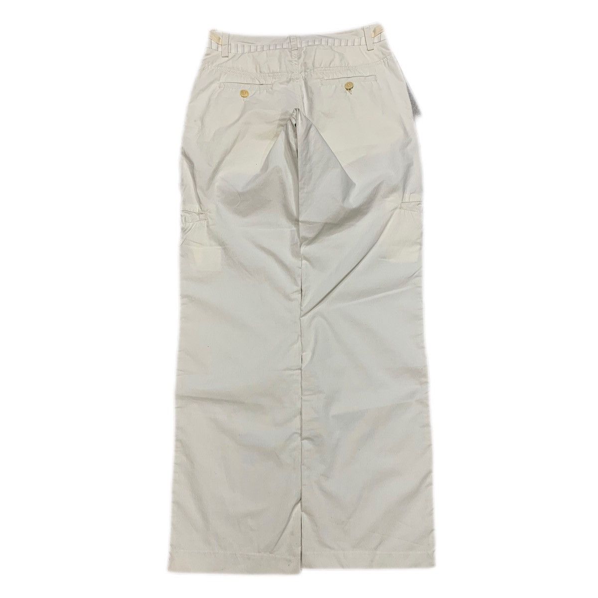 Kenzo Y2k vintage 2000s cream White Kenzo loose Cargo trousers Size US 28 / EU 44 - 2 Thumbnail