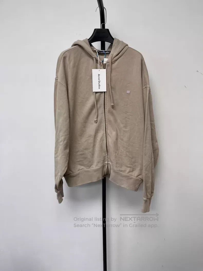 2011SS ACNE GYM HOOD ジップパーカー Acne Studios ACNE Faded Black SS11 Gym Hood full face zipper | Grailed
