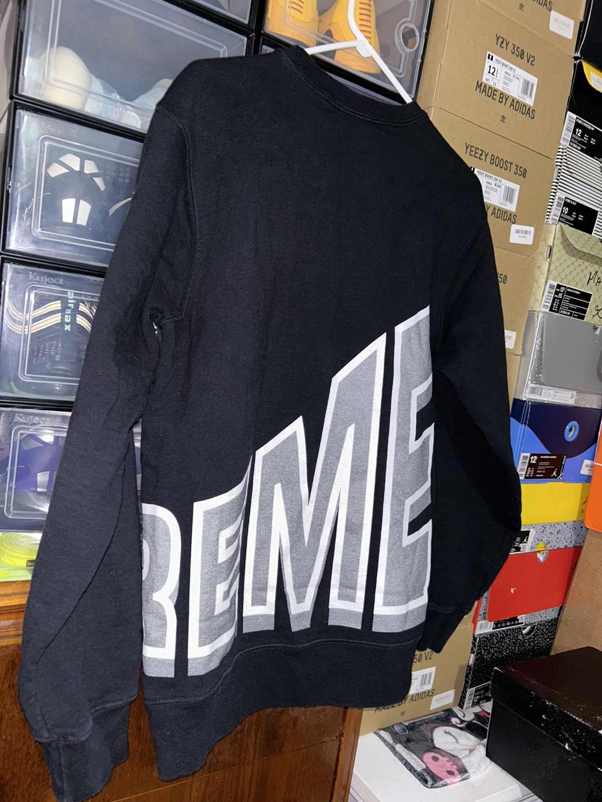 Supreme Supreme Side Arc Crewneck Sweatshirt SS18 size Medium VNDS Size US M / EU 48-50 / 2 - 7 Thumbnail