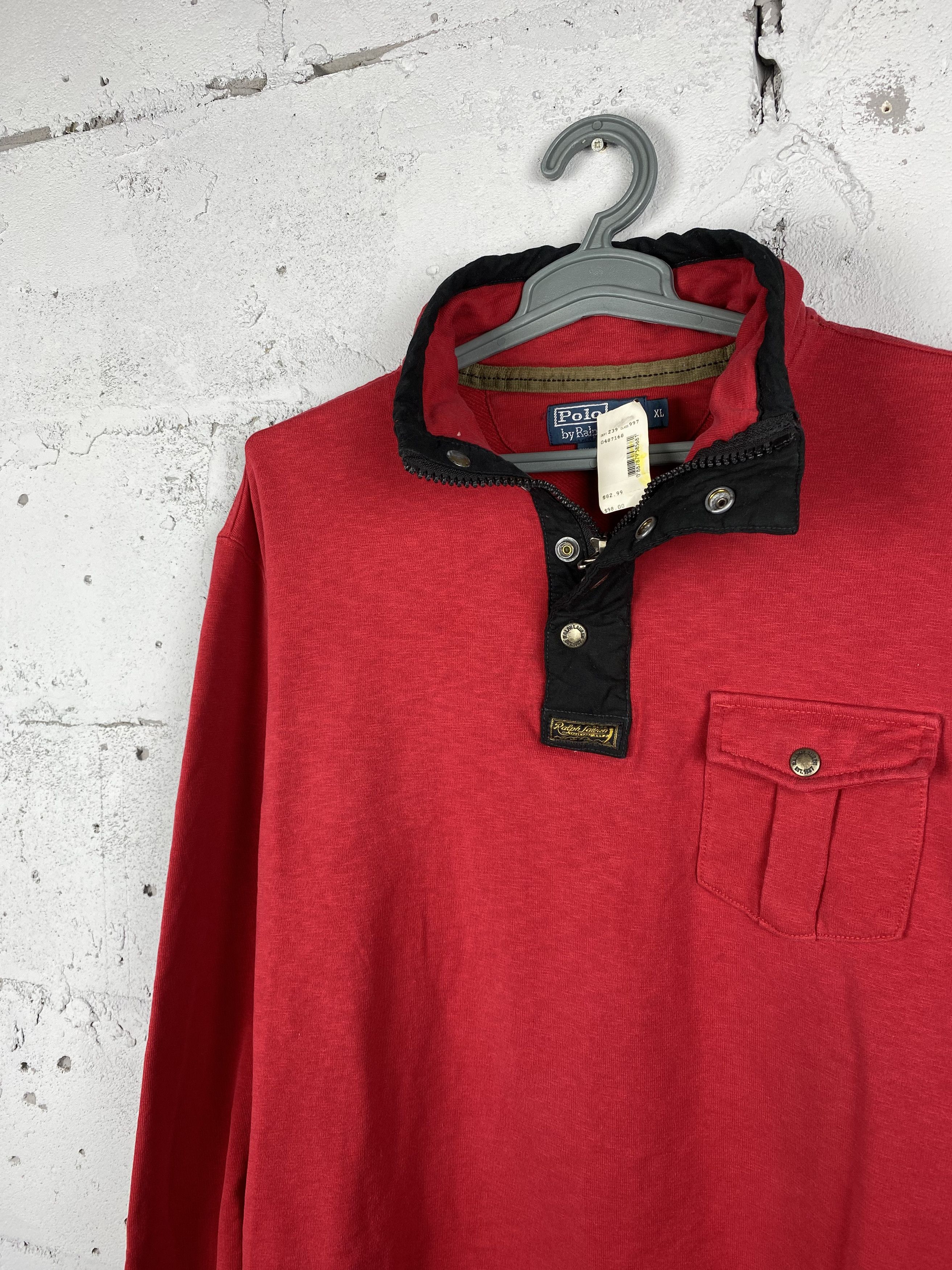Polo Ralph Lauren × Ralph Lauren Sport Polo Ralph Lauren Half Zip Pullover Sweatshirt NEW Size US XL / EU 56 / 4 - 2 Thumbnail